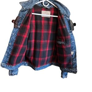 Levi’s 70427‑4891 USA Made Flannel Lined Denim Trucker Jacket Men’s M (Fits L)